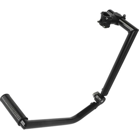 Poignée de Coupe-Bordure, Poignée Ergonomique, Réglage de 0 à 180 Degrés, Extension de Coupe-Herbe avec Pince de Support pour L'entretien de la Pelouse, Coupe de (Black (1/5)