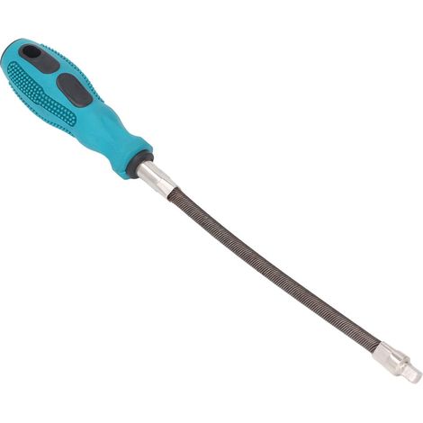 Tournevis de Collier de Serrage Flexible, Douille Hexagonale Pliable avec Entraînement carré Réversible de 1/4", Poignée Ergonomique pour Desserrer et Serrer les Colliers de (1/5)
