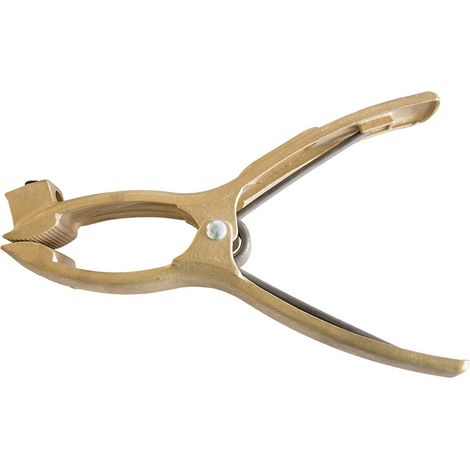 ELMAG Auftau Masseklemme Doc 3, (500 A, 60 % ED), Messing, Max. Klemmenöffnung: 90 mm, min. Klemmung: Ø 22mm, Max. Kabelquerschnitt: 70mm² (1/2)
