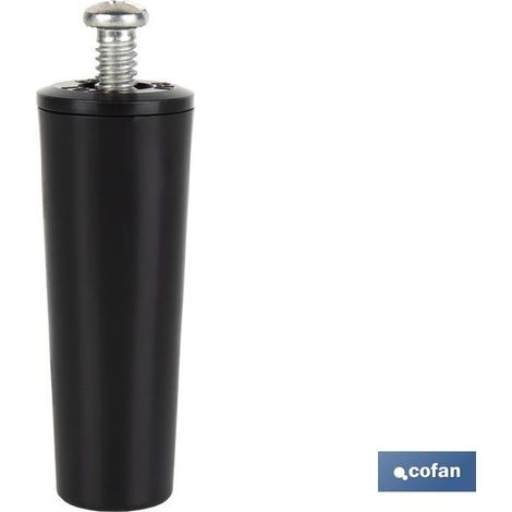 Tappo cieco 60 mm nero con vite M-6