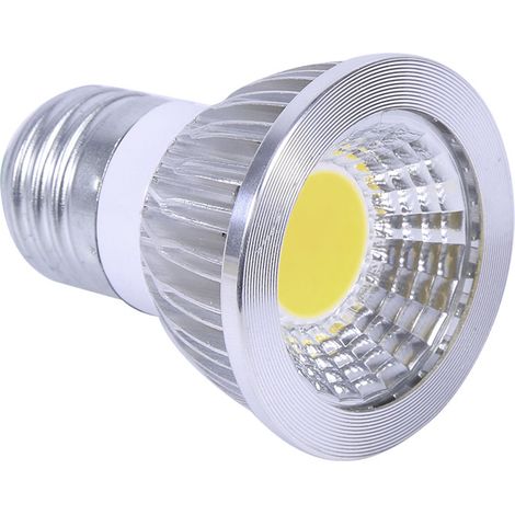 Spot Led E27 - 3 W - Blanc Chaud - Technologie Cob - Pour Éclairage Intérieur Et Extérieur - Lot De 10 (1/2)