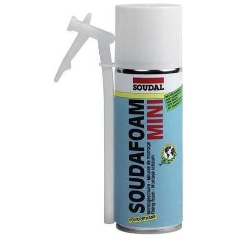 Mousse polyuréthane soudal soudafoam mini isolation thermique acoustique