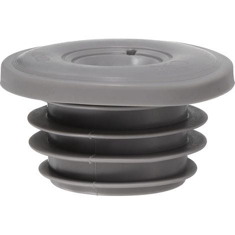 Joint d'Étanchéité pour Tuyau de Vidange, Bouchon d'Étanchéité en Silicone pour Machine à Laver, Bouchon de Vidange Anti-Odeur pour Tuyau d'Égout de 45-50 mm en PVC, Gris (1/5)