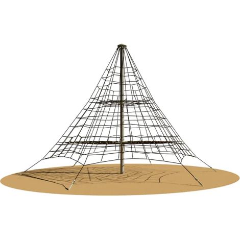 Arrampicata Venom 1206 Giochipark piramide fune armata 745x516hcm interrata