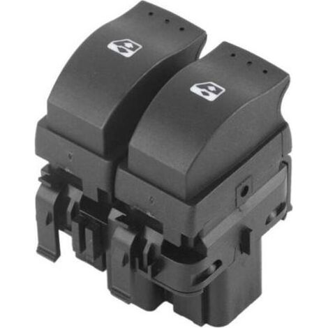 Interrupteur de lève-vitre électrique. bouton de commutation Double de commande de fenêtre électrique pour Clio II 2 8200 060 045 (1/3)