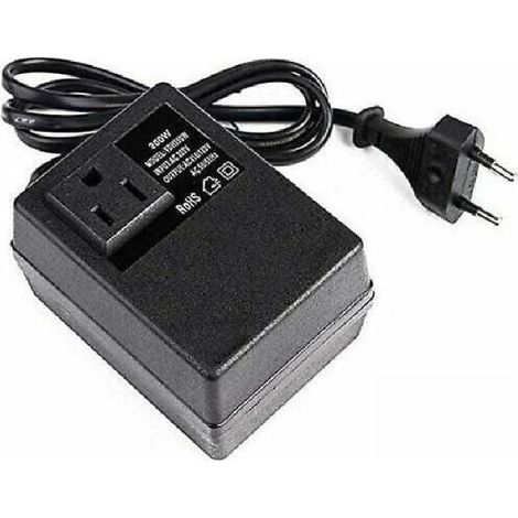 Convertisseur de Tension 200W Transformateur EU Vers US Transformateur Abaisseur 220V Vers 110V Adaptateur de Voyage Monophasé Prise EU (1/5)