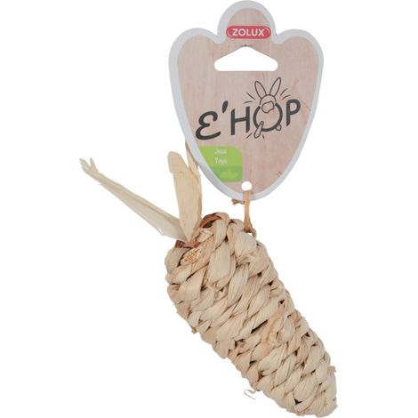 Jouet carotte EHOP feuille de maïs 12 cm, pour rongeur - zolux (1/3)