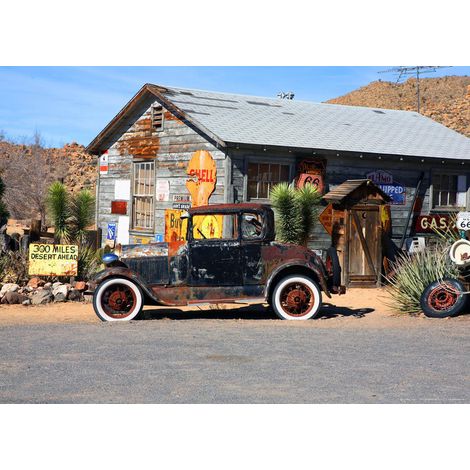Old american car, photo murale intissée, 155x110 cm, 1 part (1/3)