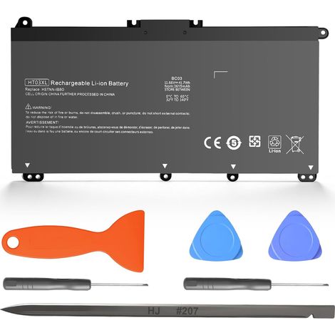 HT03XL L11119-855 Ersatzakku für HP Pavilion 14-CE/CF/CK/cm/DH/DK/DF, 15-CS, 15-DA, 15-DB, 17-by und 17-CA Laptops. Kompatibel mit HP HT03XL Laptop HT03041XL L11421-1C (41,9 Wh). (1/5)
