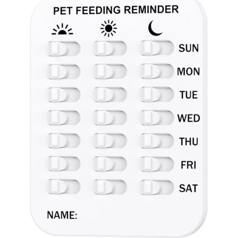 Panneau Chien Nourri Sticker Aimanté Chat As-Tu Nourri L'Animal Routine Aimant Rappel Nourriture Pour Routine Quotidienne, Animal, Maison, Frigo, Appartement, Dortoir, Sticker (1/5)