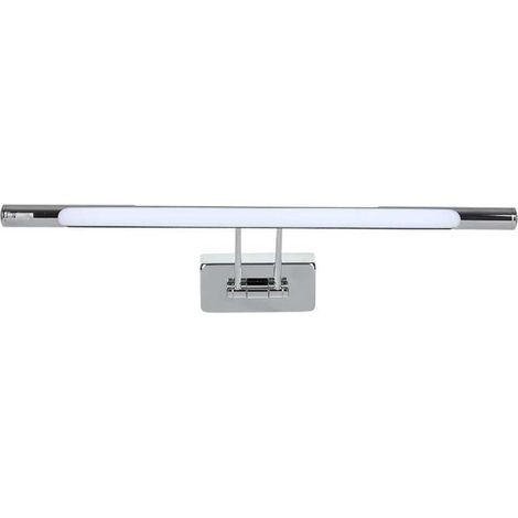 V-TAC VT-7008 Applique miroir led 50CM chrome salle de bain 9W inclinable blanc naturel 4000K - sku 213894 (1/5)