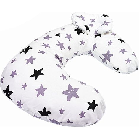 Oreiller D Allaitement - Forme En U - 56 X 38 Cm - Pour Allaitement Et Positionnement Du Bébé - Lavable En Machine - 1 Pièce (1/5)