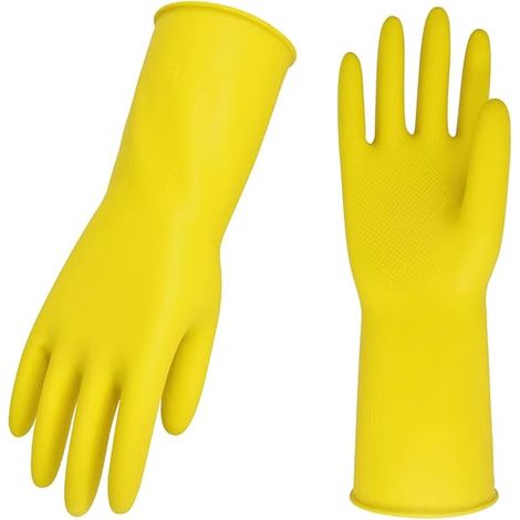 Gants de ménage réutilisables – 1 paire, caoutchouc (1/5)