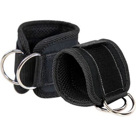 Lot de 2 sangle musculation,sangle de tirage, sangle cheville musculation poulie,sangle poignet musculation,accessoires sport