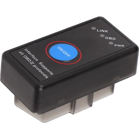 Scanner diagnostico OBDII multifunzionale, strumento di analisi Bluetooth 4.0 ad alta precisione per Android 9V-16V.