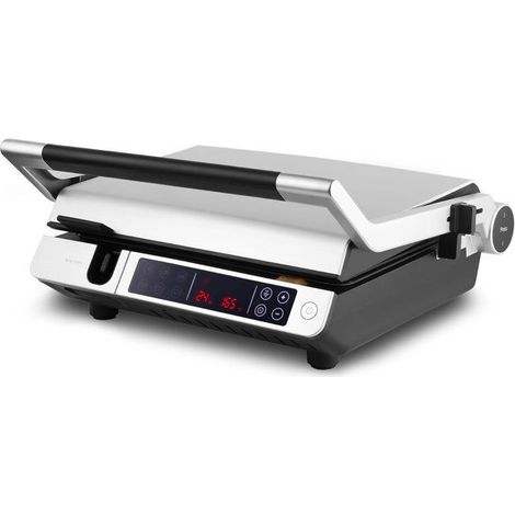 Grill à contact intelligent CATLER GR 7010 - Sonde de température - 6 programmes tactiles - Viande - Plaques inox (1/5)
