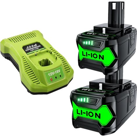 Batterie, 18V Li-ion, capacité de 5000mAh, 1chargeurDeBatterie (1/2)