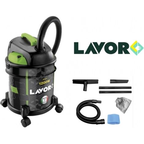 Aspiratore/Aspirapolvere/Aspiratutto solidi e liquidi 1200W 20lt. Lavor - Rudy 1200S