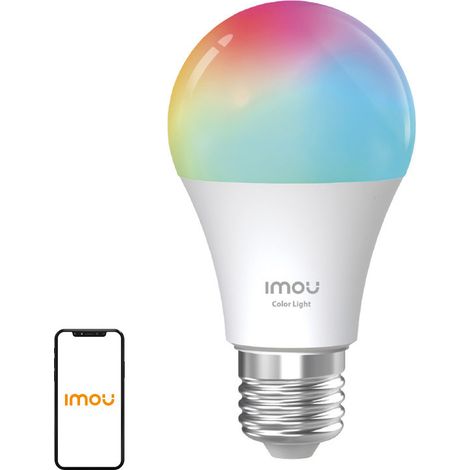 AMPOULE INTELLIGENTE IMOU CL2B WIFI/BLUETOOTH, 16 M, E27 LED, 806 LM, CONTRÔLE PAR APPLICATION, COMMANDE VOCALE (1/2)