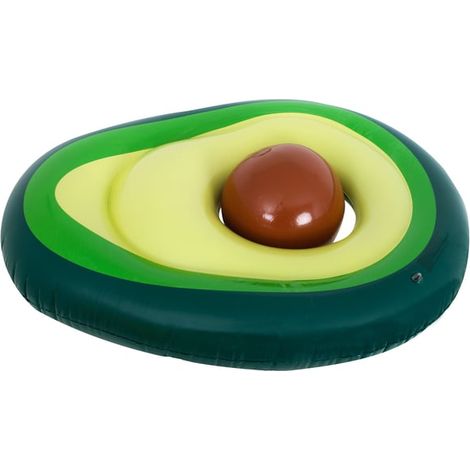 Matelas de bain avocat avec balle - 150 cm (1/5)