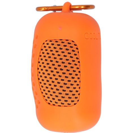 Serviette rafraîchissante portable en polyester, séchage rapide avec étui silicone, idéale pour le sport, la randonnée et le camping