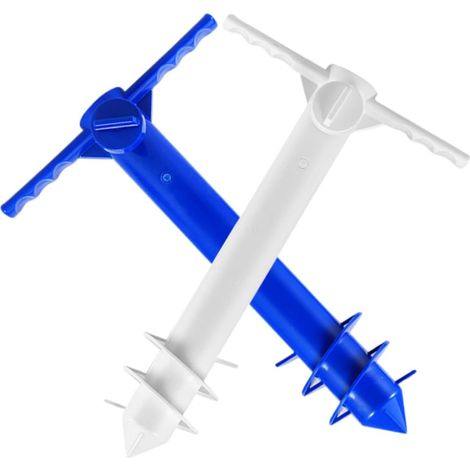 Compact Beach Umbrella Anchor 2 Pieces Steel Plastic (1/5)
