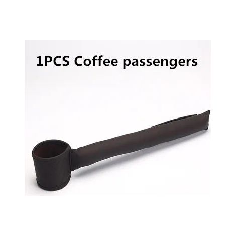 (1 pièce Passagers) Coussin de remplissage d'espace pour siège auto en cuir, poches universelles, coussin anti-fuite, rangement souple pour téléphone et cartes, porte-gobelet. (1/5)