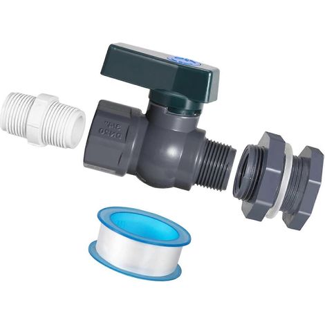 Filiyano – adaptateur de tuyau d – seau à eau de pluie 3/4 pouce, robinet, réservoir d'eau en PVC, adaptateur de tuyau d'arrosage, accessoires de (1/5)