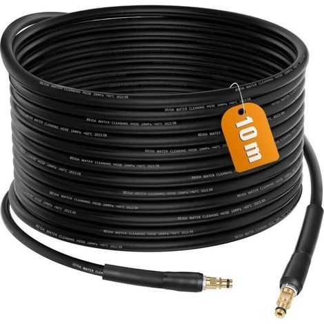 Garden FutureTuyau extension 10m pour nettoyeur Kärcher K series, connecteur rapide Click Plug