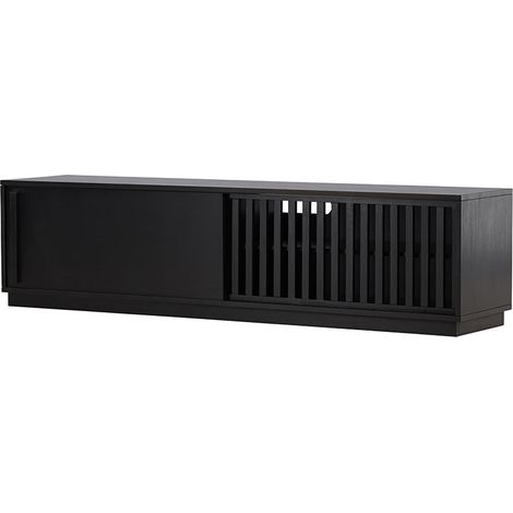 Lugo TV Tisch 2 Türen schwarz.