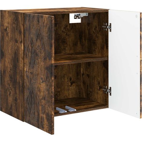 Armadietto a muro Mobiletto a muro Rovere Fumo 59 x 31 x 60 cm DAS971851 (1/5)