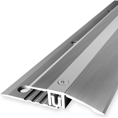 PROVISTON Ausgleichsprofil Übergangsprofil Breite: 44 mm Höhenausgleich: 6.5 - 16 mm Länge: 900 mm Aluminiumprofil Silber 1 Stück (1/5)