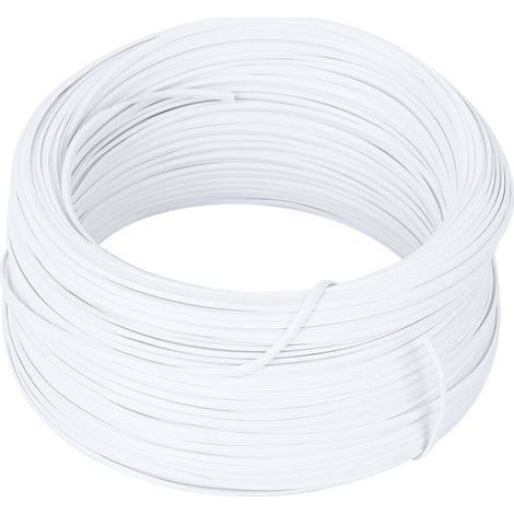 Verzinkter Draht, weiße Kabelbinder, Schutzmaterial, 0,55 mm² Einzelader im DIY-Set (1/5)