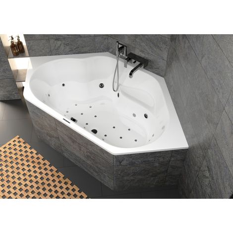 RIHO Winnipeg Baignoires d'angle, avec système Joy, à encastrer, (1/2)
