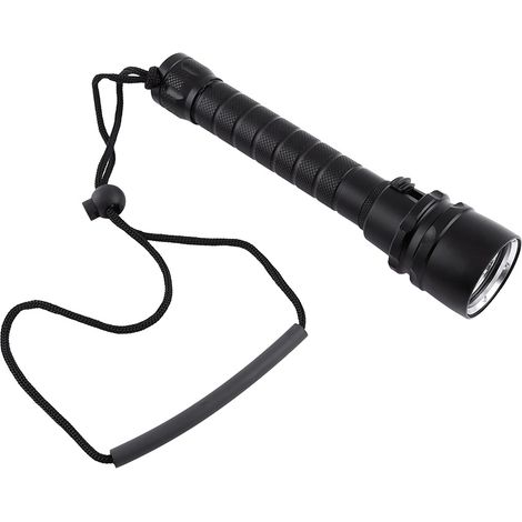 Lampe de plongée étanche 100m 3 LED 2000LM avec dragonne pour plongée sous-marine (1/5)
