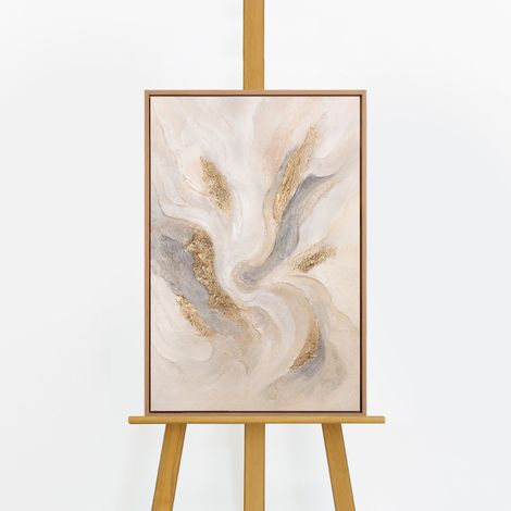 Gemälde Strahlende Ströme Rahmen Eichefarben 60x40 cm (1/5)