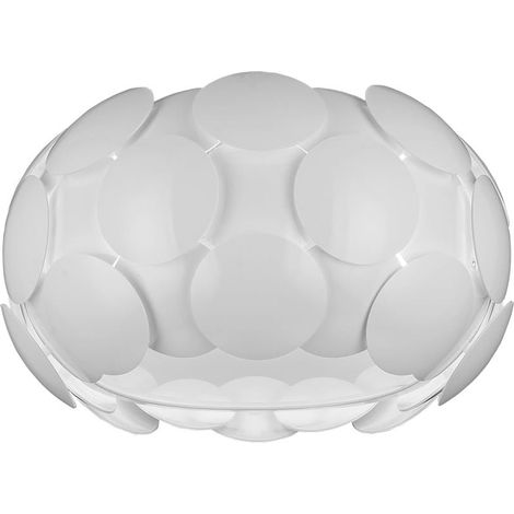 Plafonnier Italux Santina blanc 41 cm 5xE27 moderne (1/2)