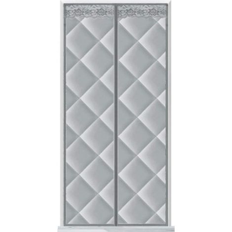 Isolation Porte MagnéTique, 90x210cm Rideau De Porte d'hiver Chaud MagnéTique Coupe Vent Contre Le Froid Hiver Protection Tissu Oxford pour Porte De Balcon, Porte Coulissante (1/5)