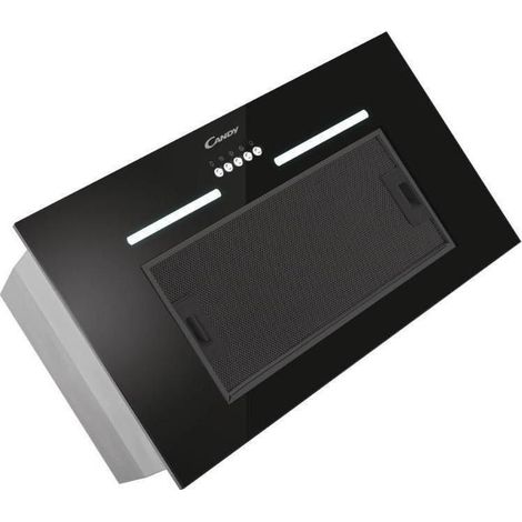 Candy CPY5MBG hotte de cuisine noire 52 cm