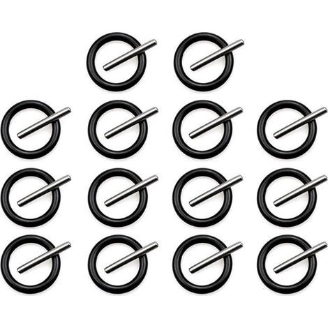 28 Pièces Bague et joint pour clé choc, O Ring, Lot goupilles & Joints pour Douilles 1/2", Boulonneuse a Choc Accessoires, Douilles à Chocs Accessoires (14 Paires) (14 Paires) (1/5)