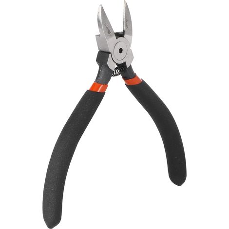 Mini pince coupante diagonale à poignée ressort pour électricien, 12,7 cm (5 pouces) (1/5)