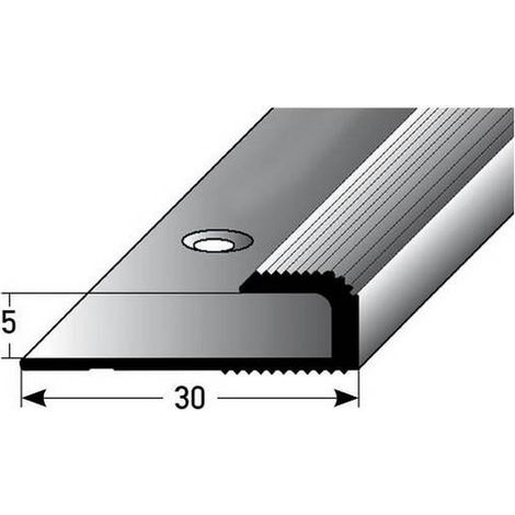 PROVISTON Einfass- & Abschlussprofil Aluminium 30 x 5 x 1000 mm Bronze Hell Einschubprofil Abschlussleiste Bodenprofil