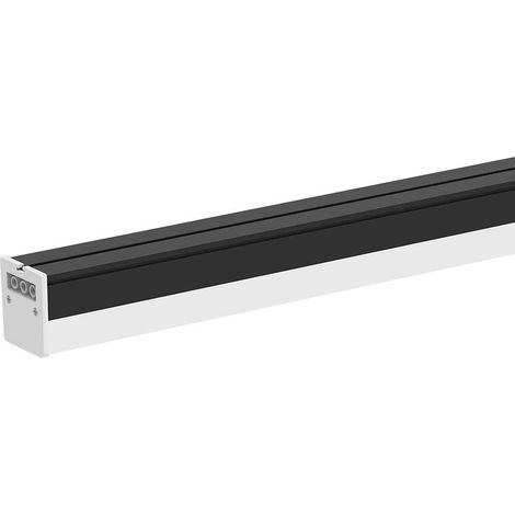 Plafonnier LED linéaire V-TAC 40 W 120 cm Noir Blanc naturel (1/5)