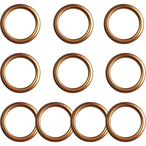 Joint Vidange Voiture pour 16x22x2mm  10Pcs Joint Cuivre pour 7703062062 11137546275 7703062023 11026-00QAB 31338 4404724 7546275 Joint Bouchon Vidange (1/5)