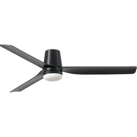 Faro Punt Ventilateur de plafond LED Punt Tub 132 cm Noir mat CCT (1/2)
