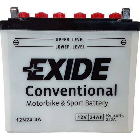 Batterie moto Exide 12N24-4A 12v 24ah 200A