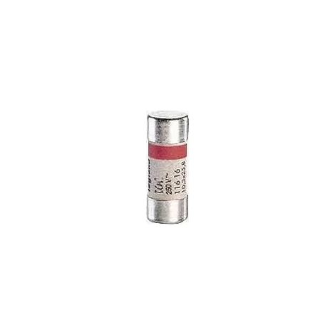 Legrand 011606 - Fusible cylindrique gF 6A 10.3x25.8mm 230V - Sans voyant