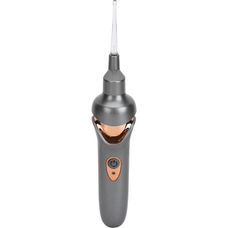 Kit de retrait de cérumen électrique, embouts souples, lumière LED, nettoyage auriculaire par aspiration pour adultes et enfants