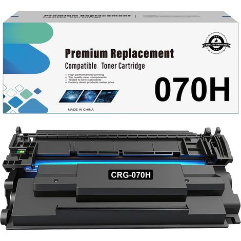 G&G Toner Compatible Canon 070H Noir Avec Puce 10200 Pages