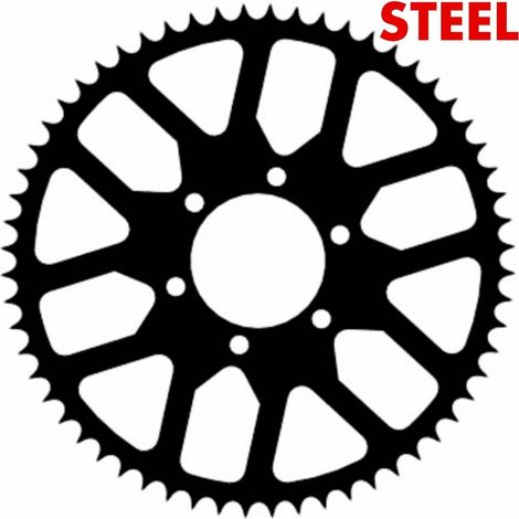 Stunt-Stahlritzel 60t-520 für Kawasaki ZX6-R 636 ER6 Z750 Z800 Z650 EX650 Ninja (1/5)